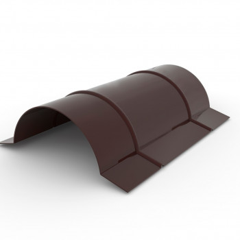 Конек фасонный (КФ) 2м (Шоколад 8017)